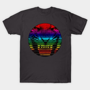 Rainbow Retro Sun T-Shirt